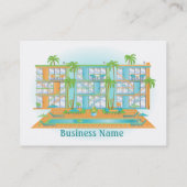 Carte De Visite Appartements Snazzy Blue Sky ! (Dos)