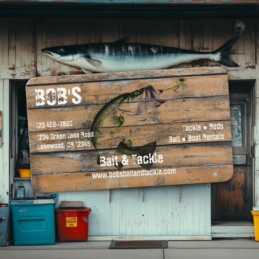 Carte De Visite Appât et magasin d'articles de pêche