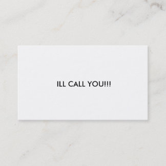 CARTE DE VISITE APPEL MALADE VOUS ! ! !