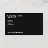 Carte De Visite Appelez-moi (Dos)