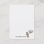 Carte De Visite Appelez-moi ! (petit canard) (Dos)