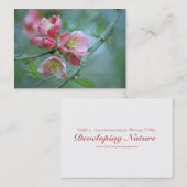 Carte De Visite Apple Blossom #P0356 Mini impression (Devant / Derrière)