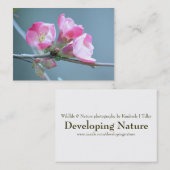 Carte De Visite Apple Blossom #P0358 Mini impression (Devant / Derrière)
