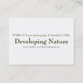 Carte De Visite Apple Blossom #P0358 Mini impression (Dos)