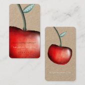 Carte de visite Apple Cherry (Devant / Derrière)