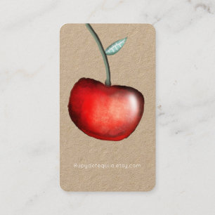 Carte de visite Apple Cherry