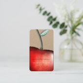 Carte de visite Apple Cherry (Debout devant)