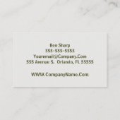 Carte De Visite Apple Orchard (Dos)