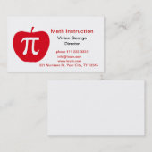 Carte De Visite Apple pi (Devant / Derrière)