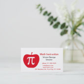 Carte De Visite Apple pi (Debout devant)