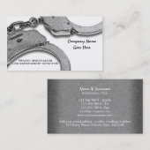 Carte De Visite Application de détective de loi d'investigateur (Devant / Derrière)