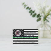 Carte De Visite Application de la loi fédérale sur mesure Ligne ve (Debout devant)