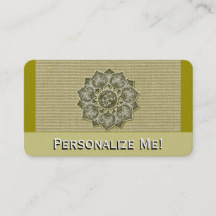 Carte De Visite Applique à fleurs avec Jacquard Choisissez N'IMPOR