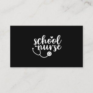 Carte De Visite Appréciation des infirmières de l'école mignonn