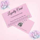 Carte De Visite Appréciation du client de code QR simple Fidélité
