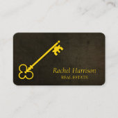 Carte De Visite Appréciation du concepteur de l'immobilier à clé v (Devant)