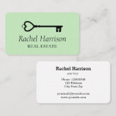 Carte De Visite Appréciation du concepteur d'intérieur de clés Vin (Devant / Derrière)