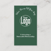 Carte De Visite Appréciation du travail d'équipe Merci fleuriste p (Devant)