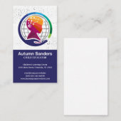 Carte De Visite Apprentissage et éducation des enfants (Devant / Derrière)