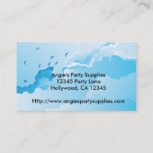 Carte De Visite Approvisionnements et ballons de partie (Dos)