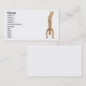 Carte De Visite Appui renversé, nom, adresse 1, adresse 2, (Devant / Derrière)