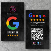 Carte De Visite Appuyez sur pour consulter Google Revoir le code Q