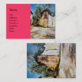 Carte De Visite APRÈS-MIDI À RIMAGGIO / Vue Toscane (Devant / Derrière)