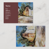 Carte De Visite APRÈS-MIDI À RIMAGGIO / Vue Toscane (Devant / Derrière)