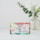 Carte De Visite Après-midi ensoleillé sur le carousel (Debout devant)