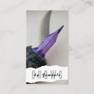 Carte De Visite Après-soin des sourcils PMU Microblading Henna Sal
