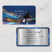 Carte De Visite Après-vente de luxe pour sourcils PMU Microblading (Devant / Derrière)