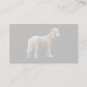 Carte De Visite Apricot Poodle (Dos)