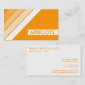 Carte De Visite APRICOTS rétro (Devant / Derrière)