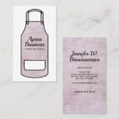 Carte De Visite Apron (Devant / Derrière)