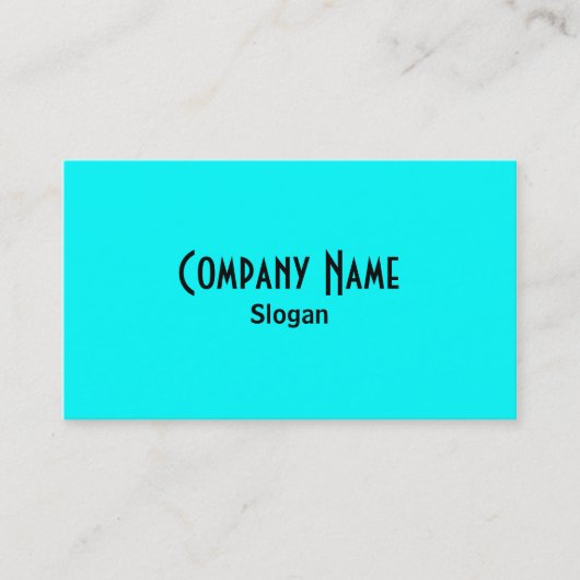 Carte de visite Aqua (Devant)