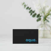 Carte De Visite aqua. (Debout devant)