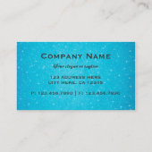Carte De Visite Aqua Bling (Dos)