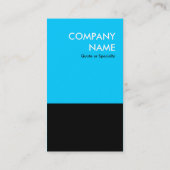 Carte De Visite aqua bold concevoir votre propre code QR (Dos)