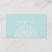 Carte De Visite AQUA flower (Devant)