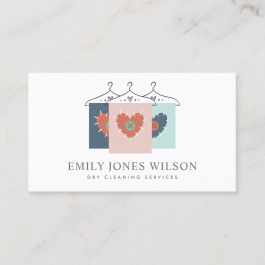 CARTE DE VISITE AQUA GRAY ORANGE BLUSH HANGING HANGING VÊTEMENTS S (Devant)