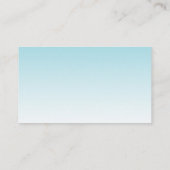 Carte De Visite Aqua Ombre (Dos)