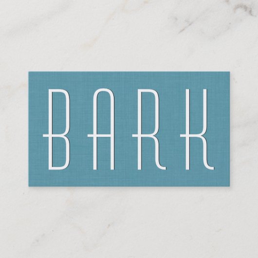 Carte De Visite Aqua PET CARE BUSINESS Simple Style V63E (Devant)