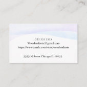 Carte De Visite Aquarelle (Dos)