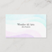 Carte De Visite Aquarelle (Devant)