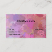 Carte De Visite Aquarelle (Dos)