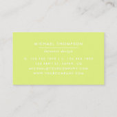 Carte De Visite Aquarelle (Dos)