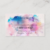 Carte De Visite Aquarelle (Dos)