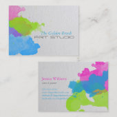 Carte De Visite Aquarelle (Devant / Derrière)