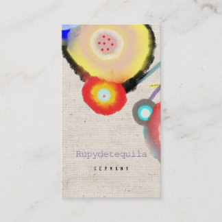 Carte de visite aquarelle