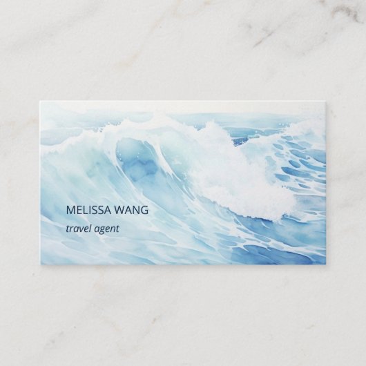 Carte De Visite Aquarelle (Devant)